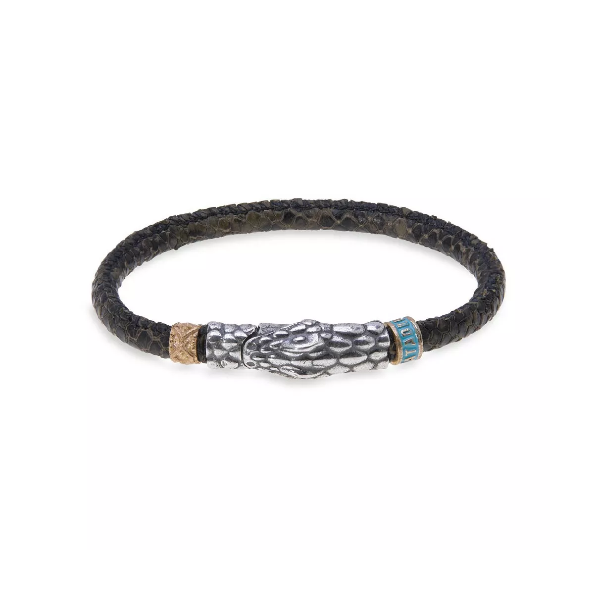 Polsera Platadepalo plata serp pell - WB269V