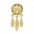 Charm Pandora plata chapada atrapasueños - 767200C00
