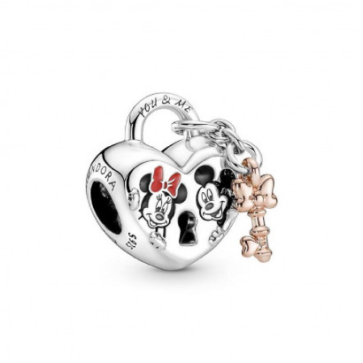 Charm Pandora  plata Mickey&Minnie cor - 780109C01