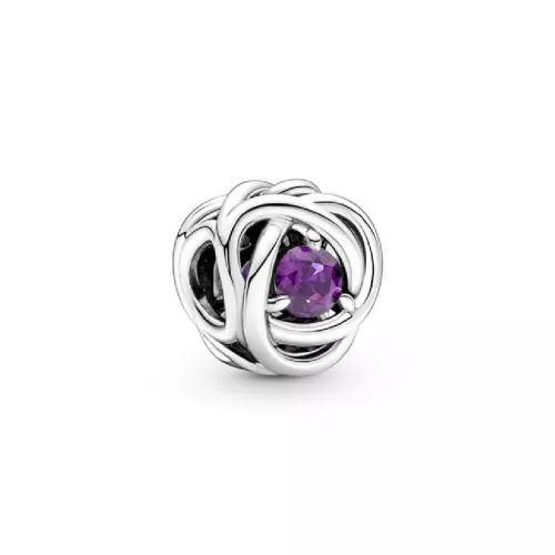 Charm Pandora plata zircon lila - 790065C02