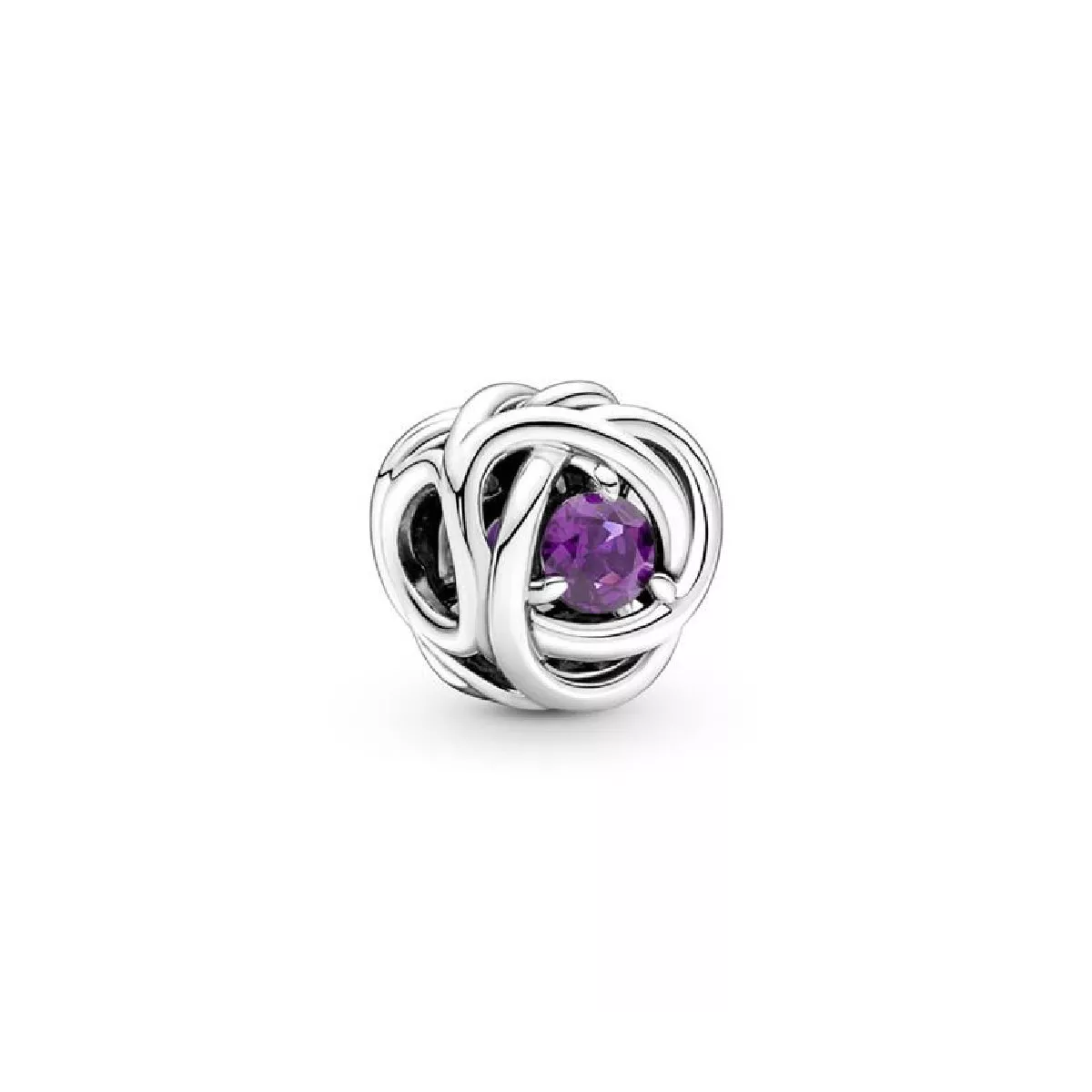 Charm Pandora plata zircon lila - 790065C02