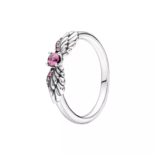 Anell Pandora plata zircon rosa - 198500C02