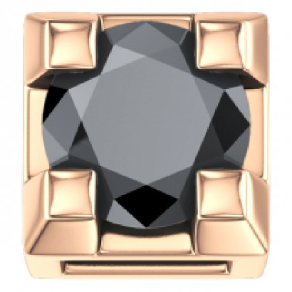 Elements oro rosa 18k brillante negro - DCHF3305.002