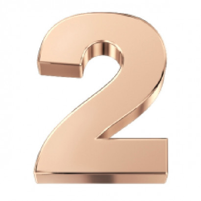 Elements numero 2 oro rosa 18k - DCHF3332N2