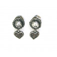 Arracades Platadepalo plata zircon - EA1 Arracades Platadepalo plata zircon - EA1