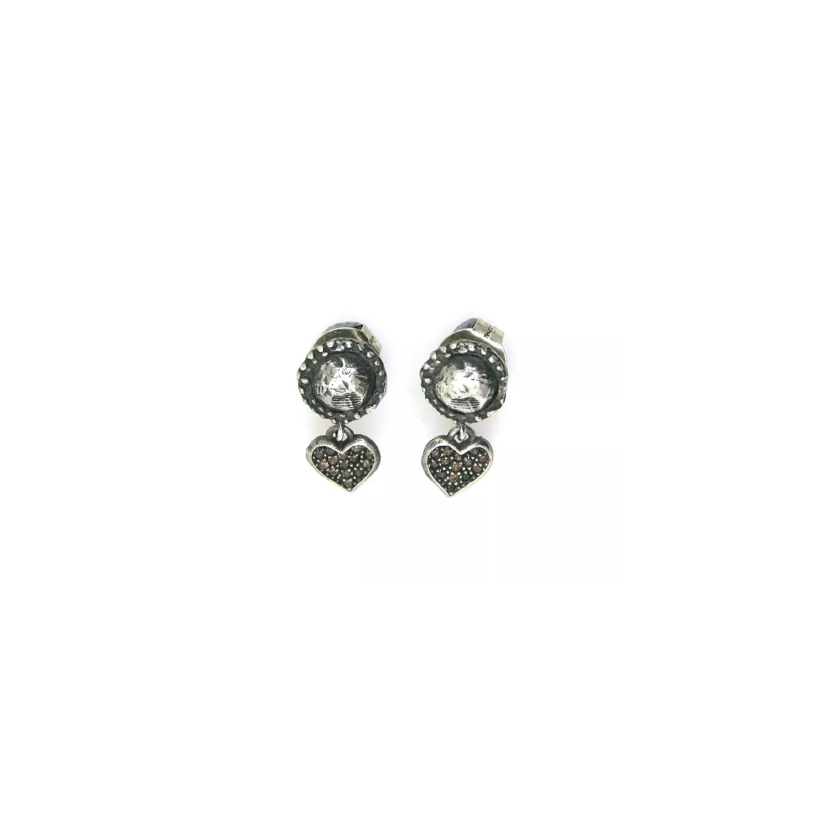 Pendientes Platadepalo plata circon - EA1