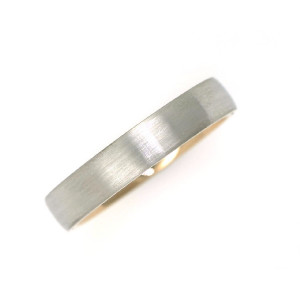 Anillo oro blanco-cobre 18k6.5g 4.3mm medida 21 - AL0346