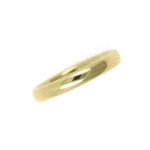 Anell or groc 18k atmetllat 3.3mm - AL0229