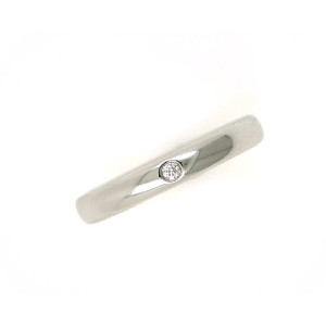 Anillo oro blanco 18k almendrado 3.3mm - AL0129B