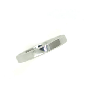 Anell or blanc 18k ample 3mm - AL014