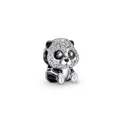 Charm Pandora plata Panda zircon - 790771C01