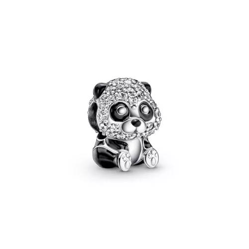 Charm Pandora plata Panda zircon - 790771C01
