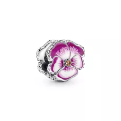 Charm Pandora plata flor zircon esmalt - 790777C01