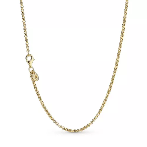 Cadena Pandora plata xapada tipo rolo - 369260C00