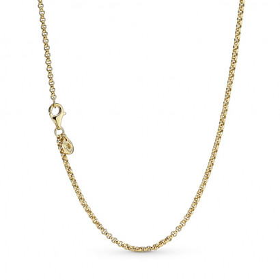 Cadena Pandora plata chapada tipo rolo - 369260C00