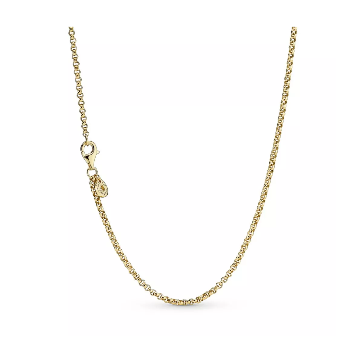 Cadena Pandora plata xapada tipo rolo - 369260C00