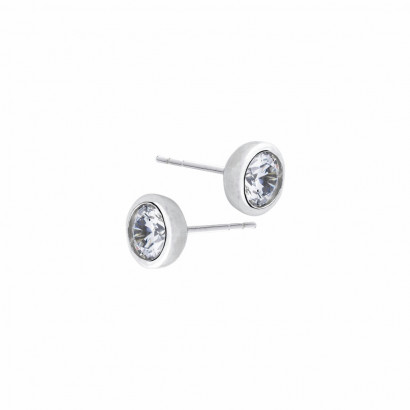 Arracades Itemporality plata zircon tanca boto - SEA-101-165