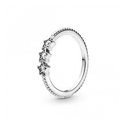 Anillo Pandora plata estrellas circon - 198492C01