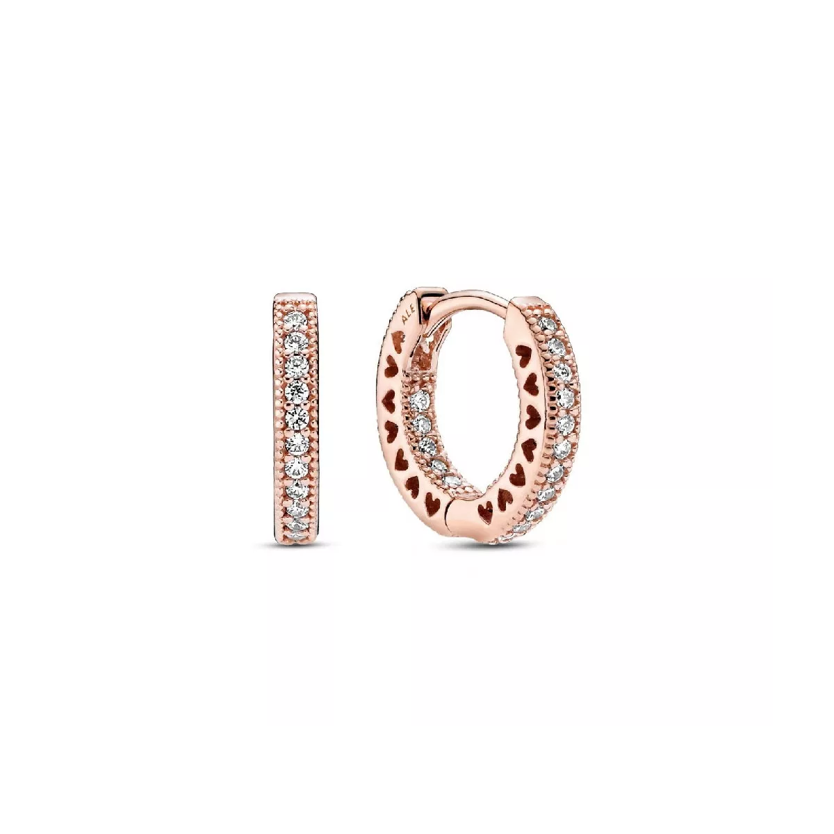 Arracades Pandora plata rose zircon - 286317C01