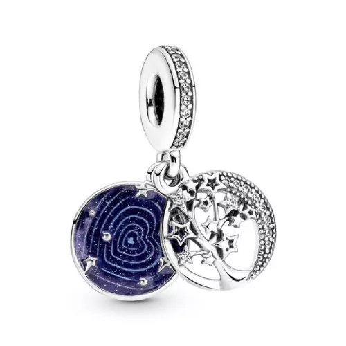 Charm Pandora plata arbre de la vida lluna estrelles zircon - 799645C01