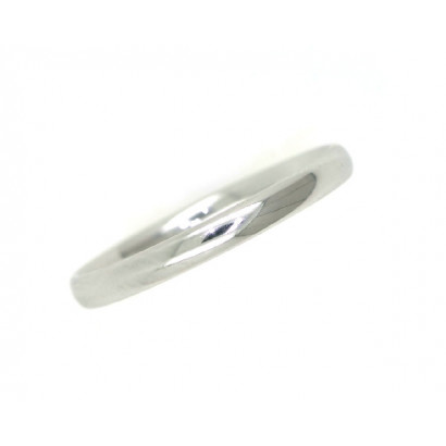 Anell or blanc 18k atmetllat 2.7mm - AL0128