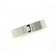 Anillo oro blanco 18k 4.8mm plano 1 brillante - AL011B Anillo oro blanco 18k 4.8mm plano 1 brillante - AL011B