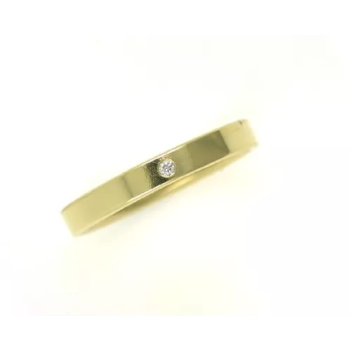 Anillo oro amarillo 18k 1bri.3mm plano - M-LPC3/15