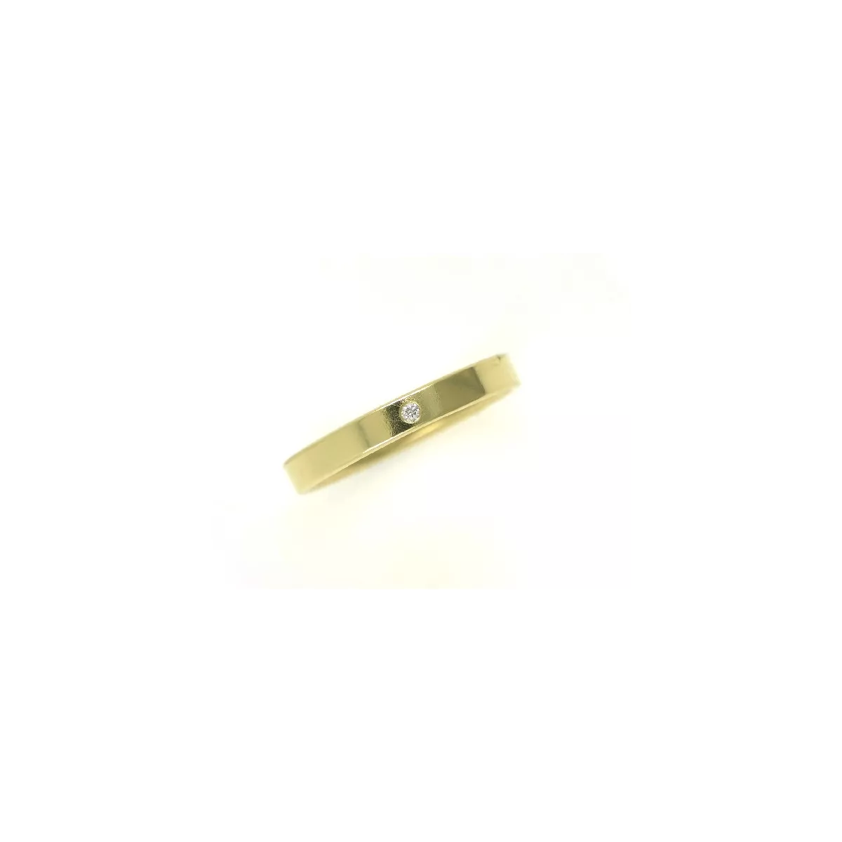 Anillo oro amarillo 18k 1bri.3mm plano - M-LPC3/15