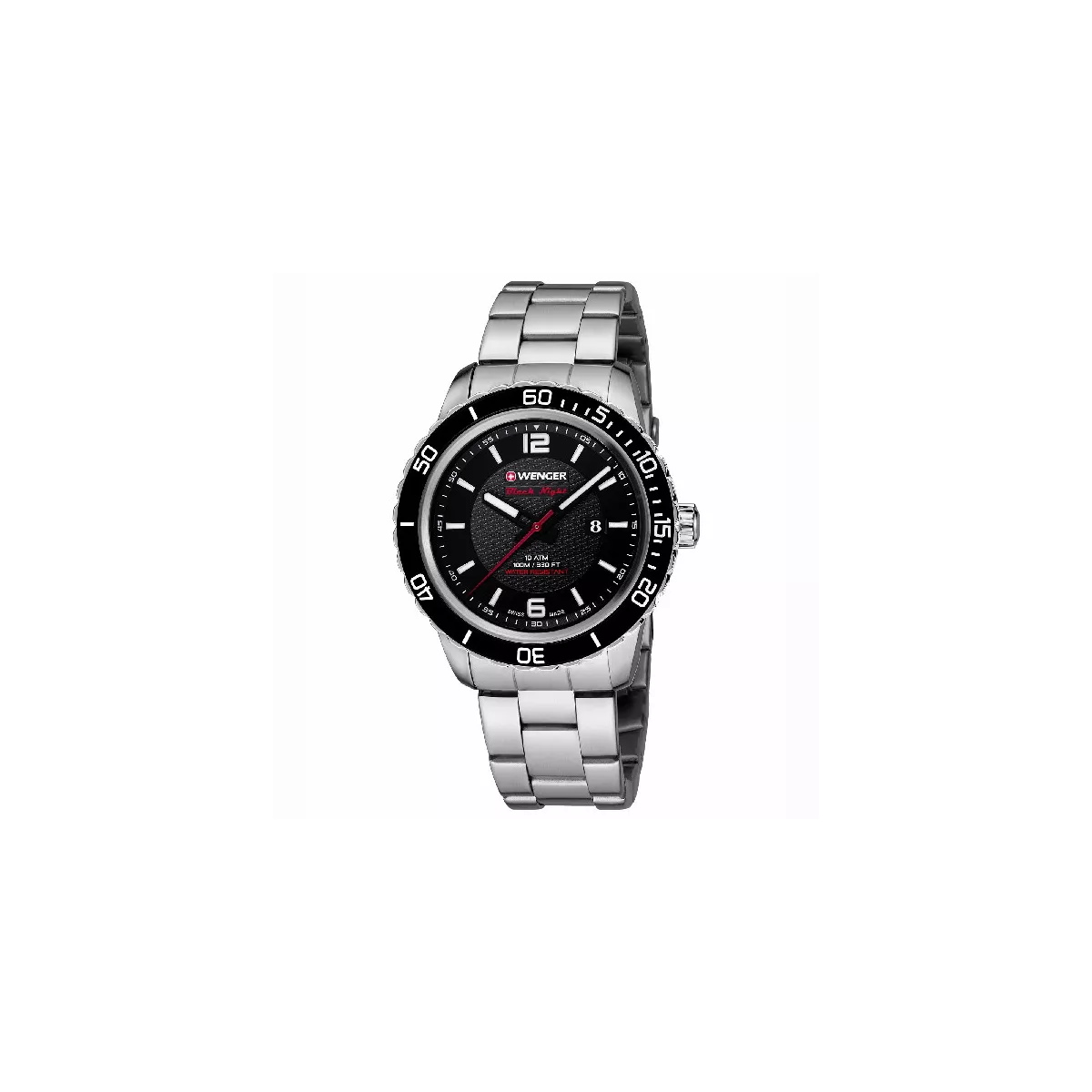 Reloj wenger roadster 44mm swiss made acero - 01.0851.122