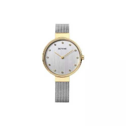 Reloj bering 34mm acero pvd chapado cristal zafiro - 12034-010