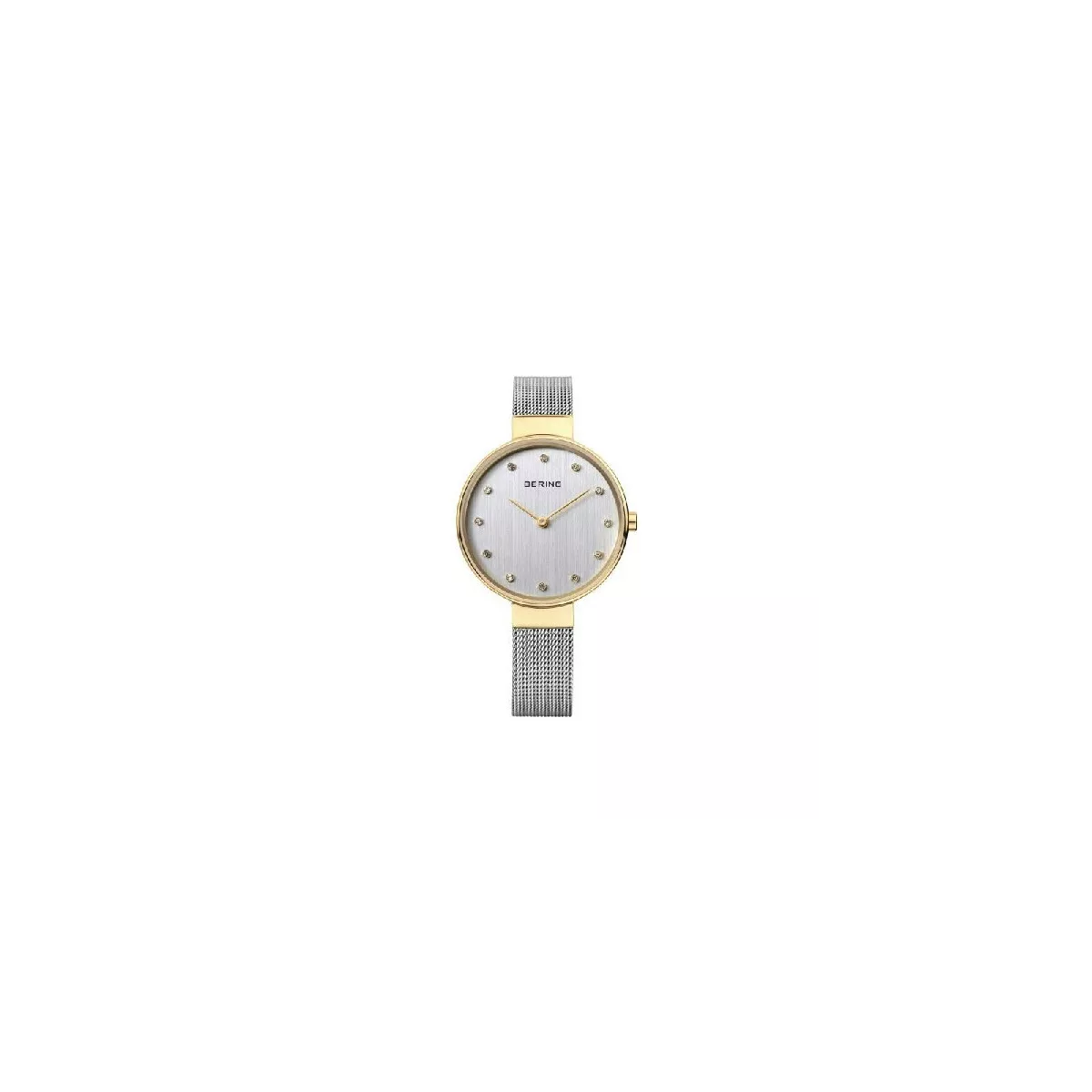 Reloj bering 34mm acero pvd chapado cristal zafiro - 12034-010