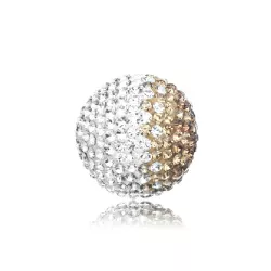 Bola zircon blanc/marro 20mm - ERS-03-ZI-L