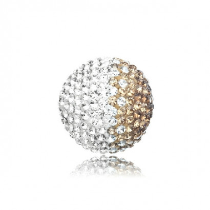 Bola circon blanco/marron 20mm - ERS-03-ZI-L