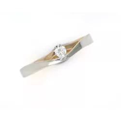 Anillo oro blanco-cobre bri-0.07k medida 13 - 121170