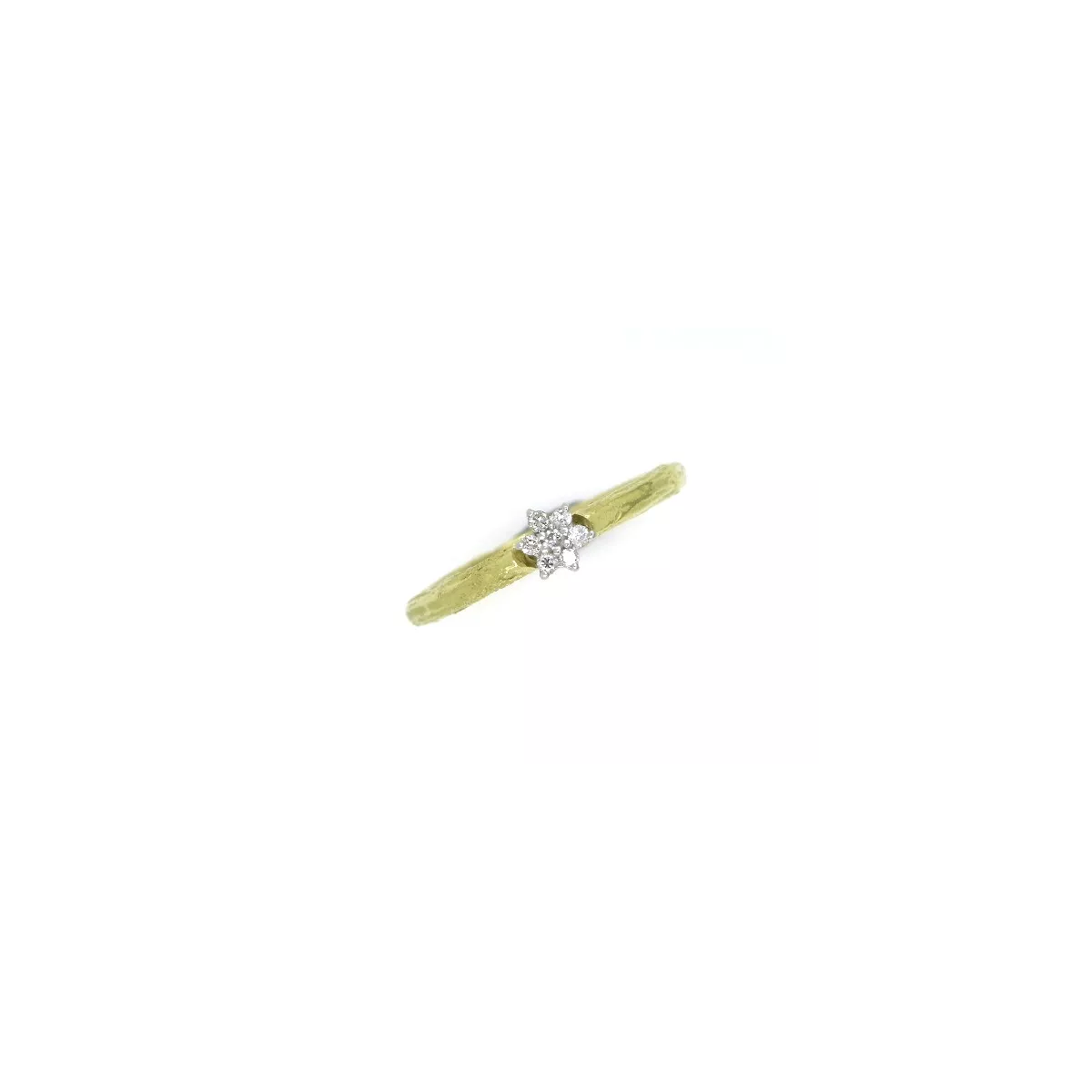 Anillo oro amarillo 18kts brillantes - S-4008C