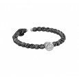 Anillo Bernat Rubí oro blanco 18k rodio negro 1 brillante 0.02 - 01-152703N