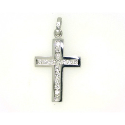 Creu or blanc pulit brilllants 0.32k - BR1498CR