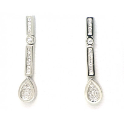 Arracades or blanc bri-0.12k tanca boto - BR1977-1P