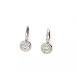 Pendientes oro blanco 18k p.b brillants 0.29k  - V-3074/P/B