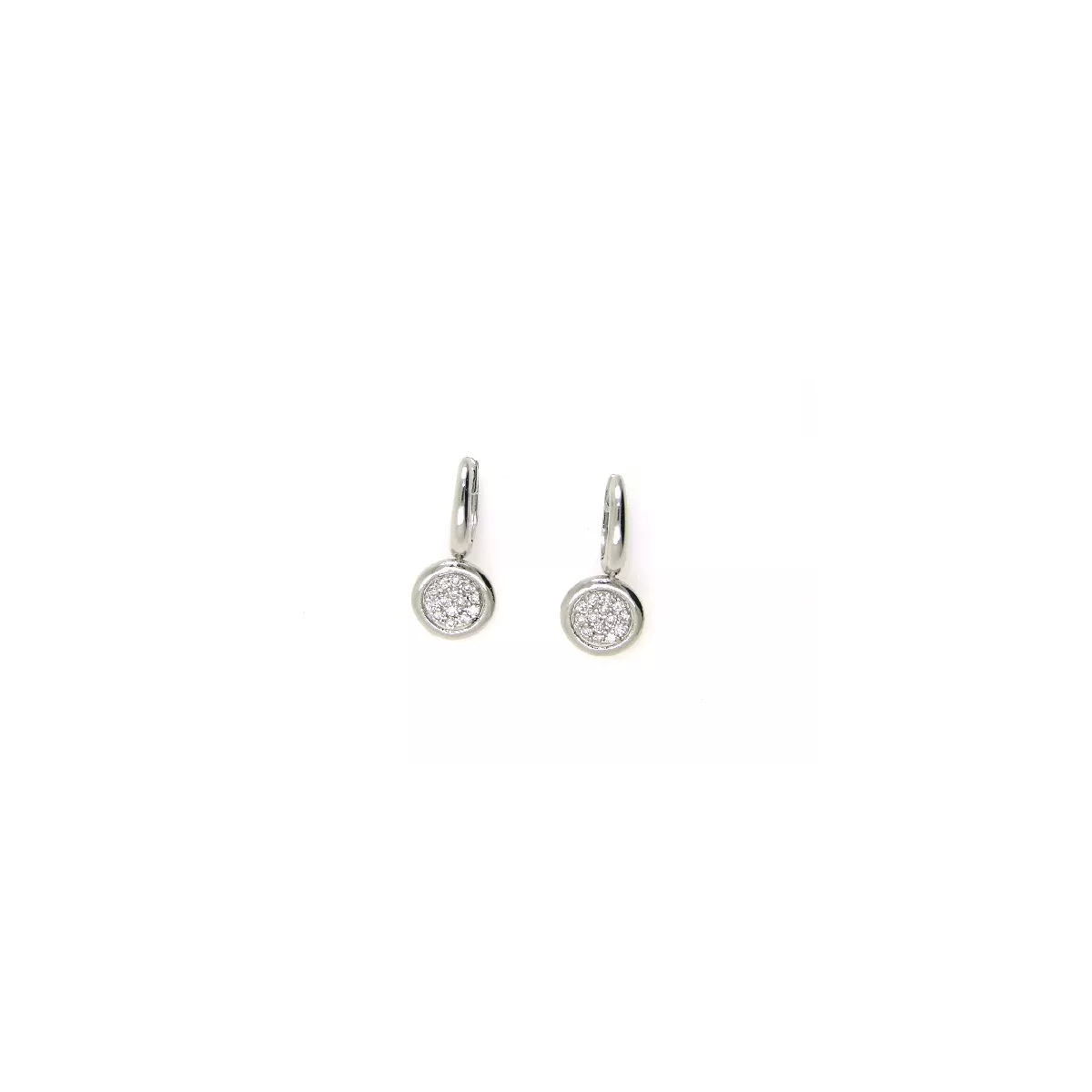 Pendientes oro blanco 18k p.b brillants 0.29k  - V-3074/P/B