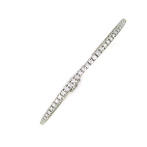 Pulsera oro blanco 76 brillantes 1,55k - 361042