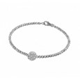 Pulsera oro blanco 18k brillantes - 05-152251B