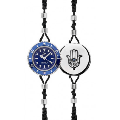 Reloj-pulsera pepito acero 28mm nylon - PBFH01SLBL