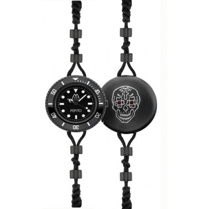 Reloj-pulsera pepito acero negro 28mm nylon - PBSK01BKBK