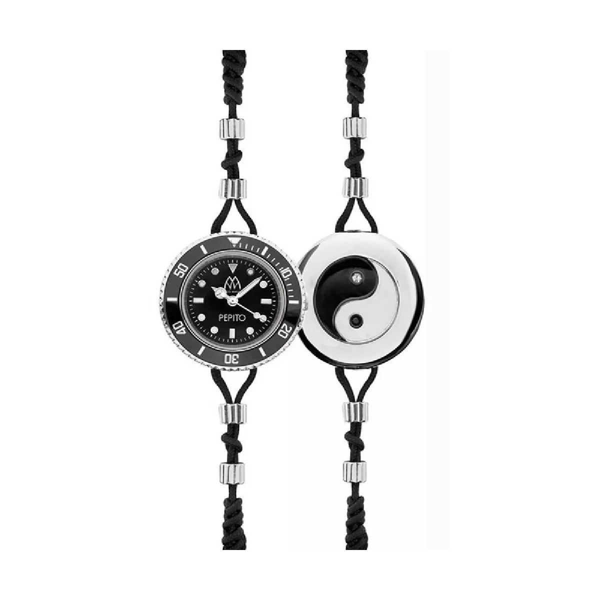 Reloj-polsera pepito acero 28mm nylon - PBYY01SLBK