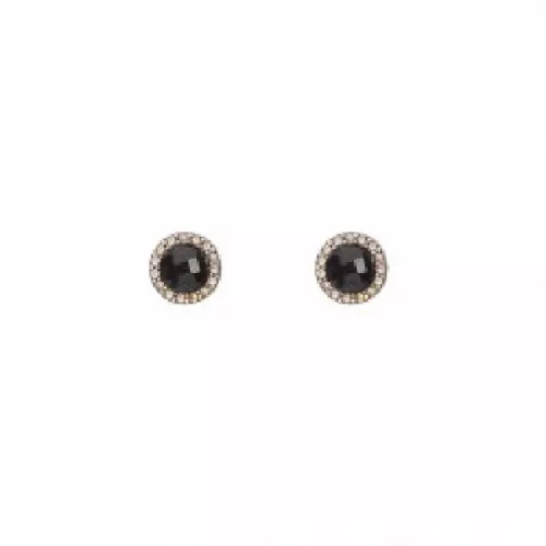 Pendientes Sunfield plata circon y granate - PE060634