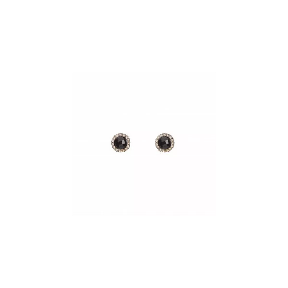 Pendientes Sunfield plata circon y granate - PE060634