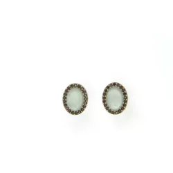 Pendientes sunfield plata rose y calcedonia - PE060636-2