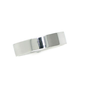 Anillo oro blanco 18klt 4.8mm plano - AL011