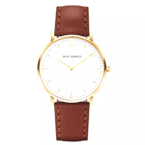 Reloj paul hewitt sailor line 39mm correa piel - SA-G-ST-W-1M